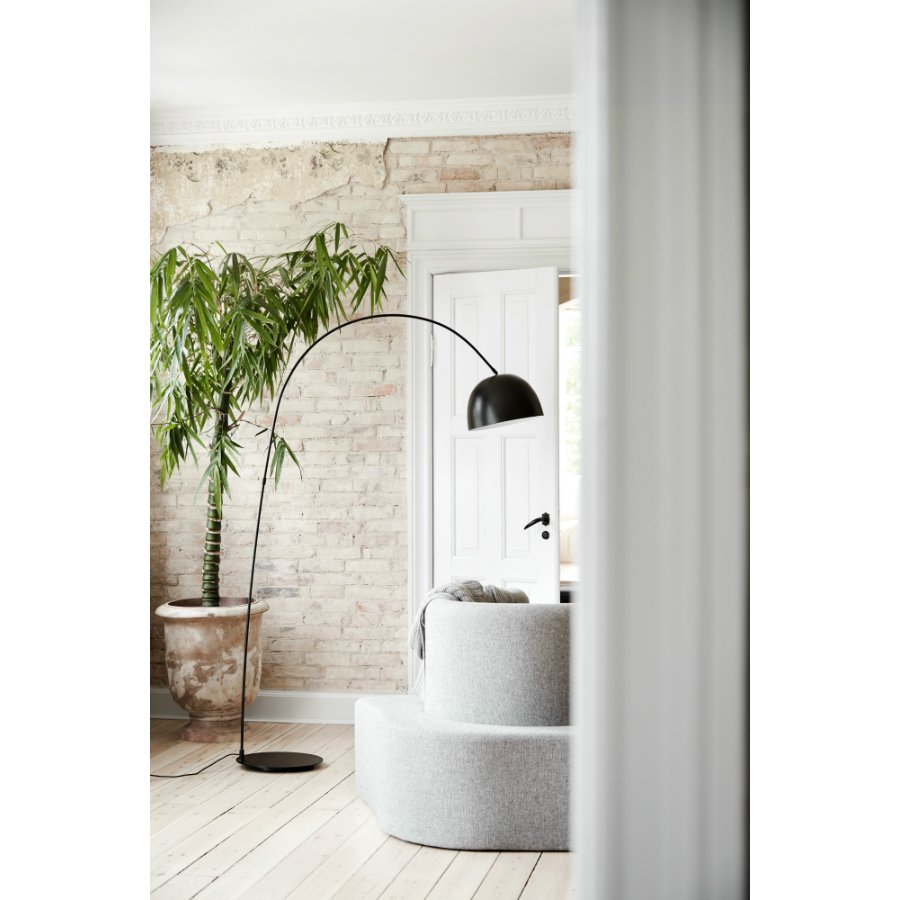 Торшер черный матовый 197х23х90 Lucca 63376_653 FRANDSEN  00-3880836 Черный  - Вид №1