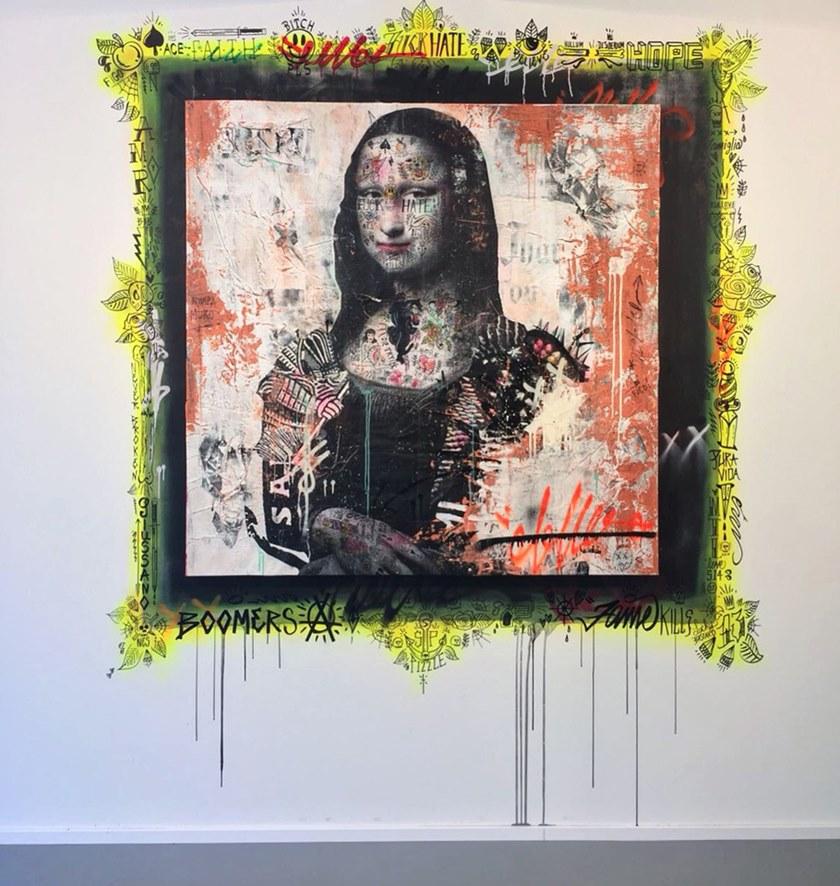 MOMENTI Авторский художественный принт Crazy home paintings Sk-002 - Вид №1