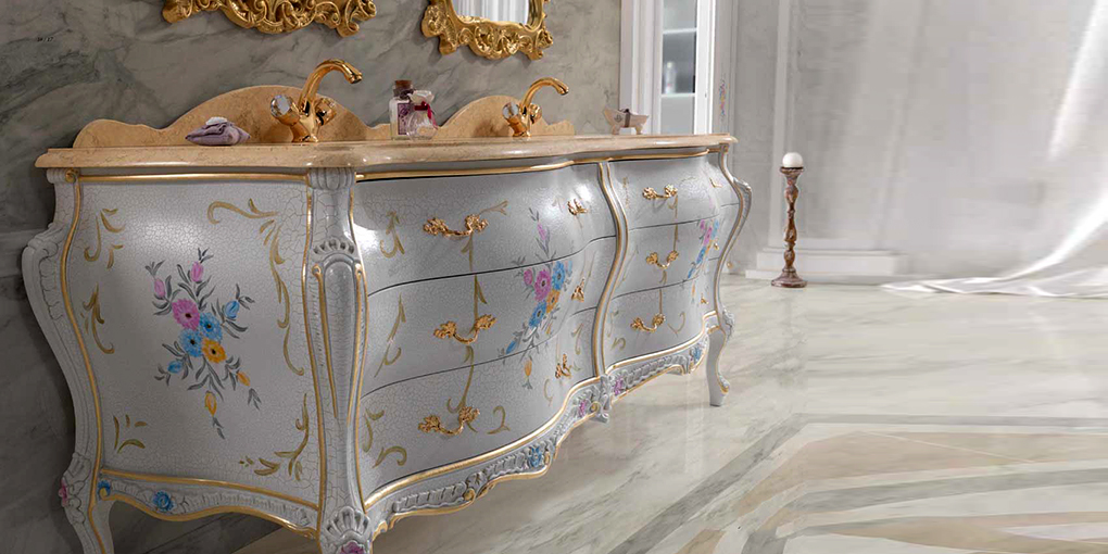 Комплект мебели для ванной комнаты Comp.8 Fenice Italia Luxury COMP8 - Вид №1