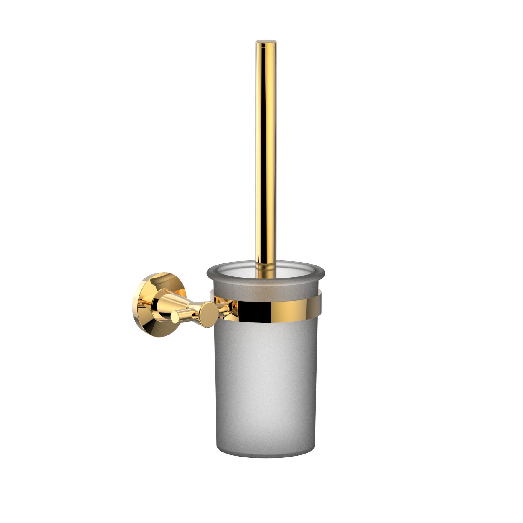 140113010a Ершик для унитаза Purity Gold со стеклом Eca  - Вид №1