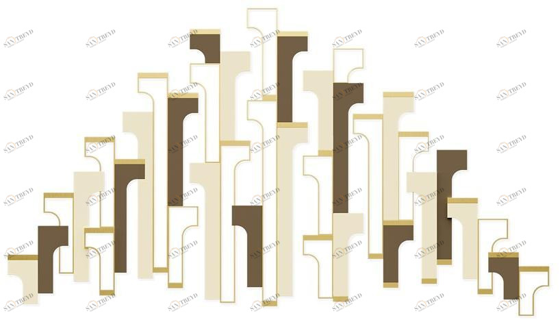 JOSÉ LEITE DE CASTRO Настенный декоративный предмет из латуни  14303631 