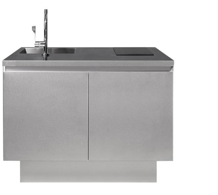 sanwacompany Мини-кухня из стали со встроенными ручками sun-id-1351897 - Вид №2