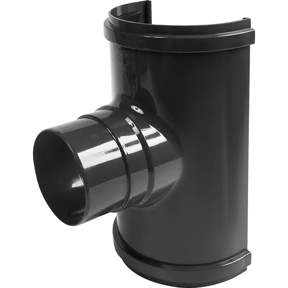 84802172 Воронка ПВХ Dacha 120 мм 240 мм цвет серый STLM-1018207 DÖCKE  - Вид №2