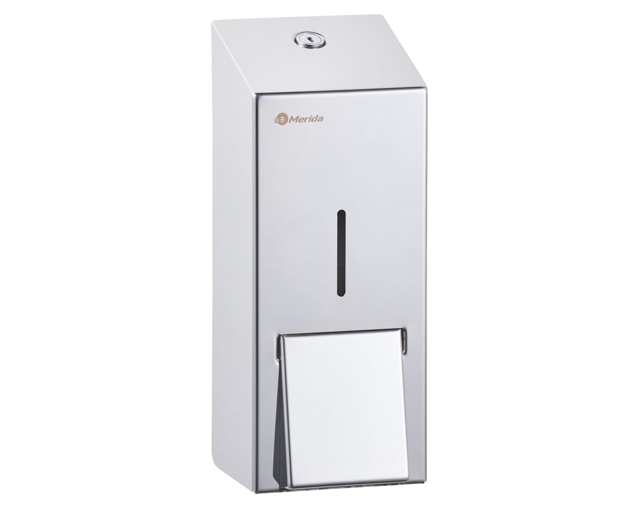 DSP106 Дозатор жидкого мыла STELLA MAXI, емкость 800 мл, полированная сталь Merida 