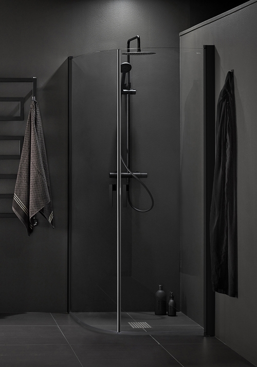 1450662 Душ Угловой Igloo Pro Round 90X90 Clear Glass Ответ ... Hafa Прозрачный  - Вид №1