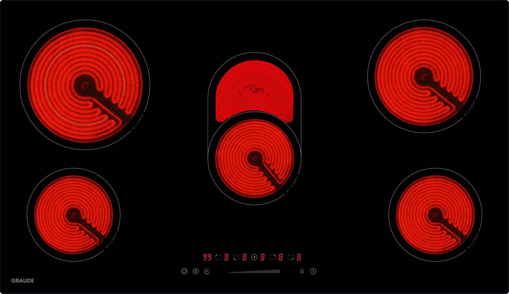 9063017 Электрическая варочная поверхность Graude EK 90.0 S STDN-0088282 - Вид №1