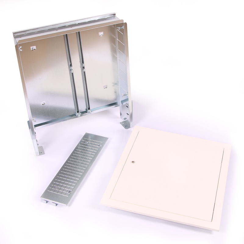 Шкаф коллекторный металлический встраиваемый EMMETI 740х630х110-160 01301032