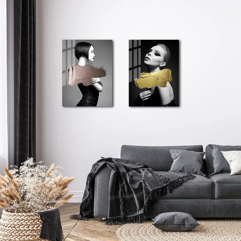 Картина на стекле Девушка с оттенком 4 60x80 см 85283040 STLM-2030823 ARTABOSKO  - Вид №4