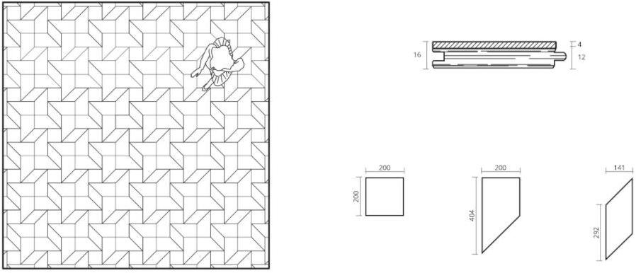 FOGLIE D'ORO Дубовый пол I moduli design sun-id-1346817 - Вид №2