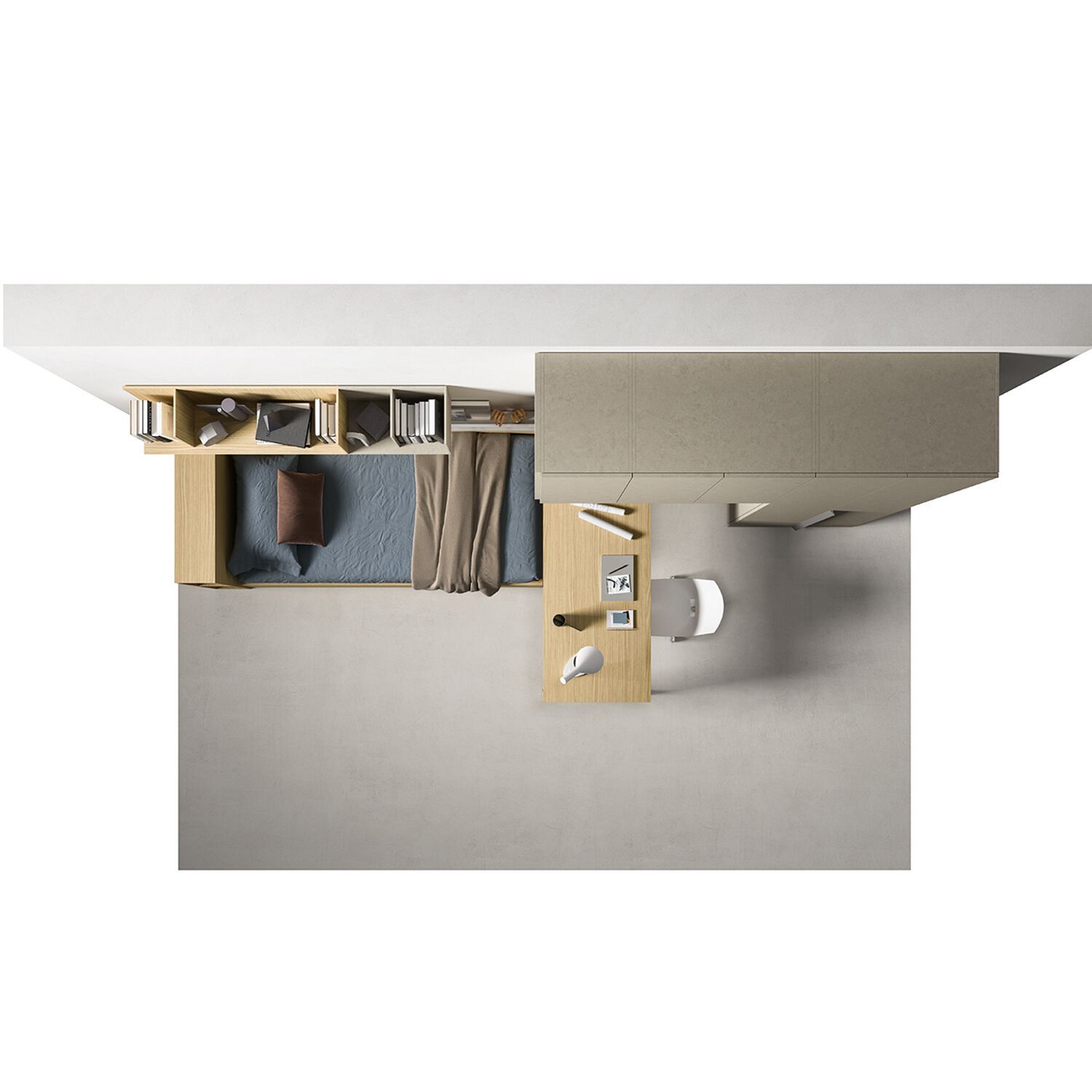 Спальня для мальчиков Zalf Freespace ARCH-00023823 - Вид №1