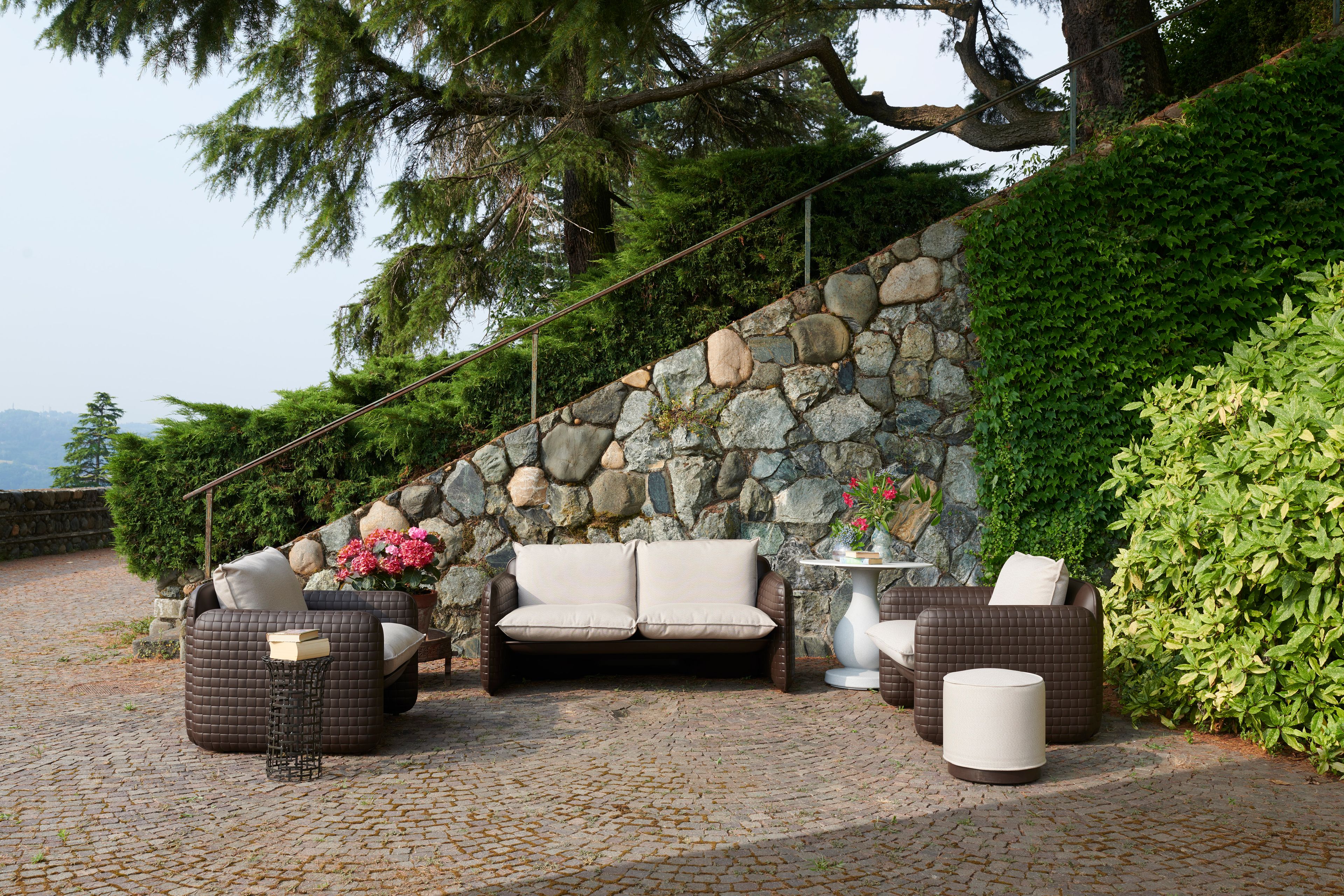 Низкая ткань сад стул SLIDE ARCH-00044696 - Вид №5