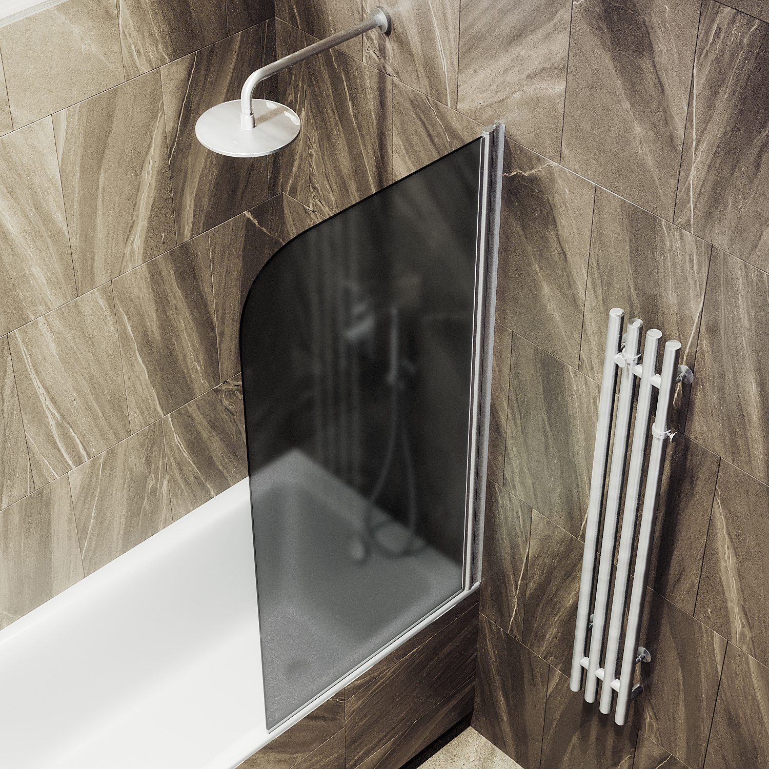 ST-609-5 Душевое ограждения на борт вынны Public Steel Россия 