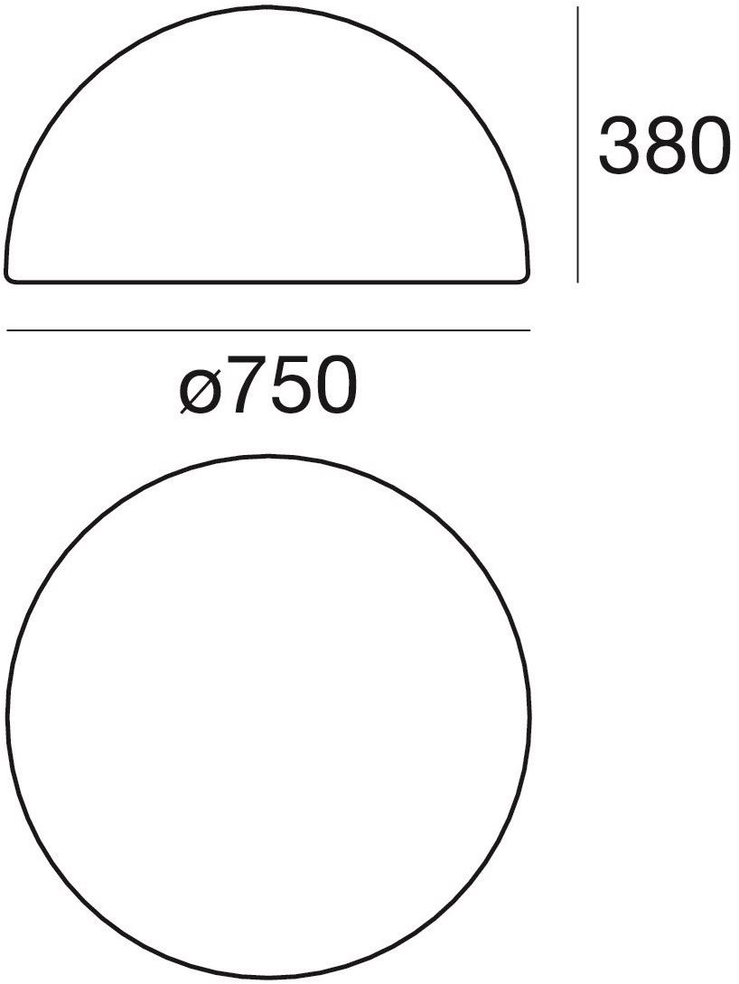Linea Light Group Напольный светодиодный торшер из полиэтилена Ohps sun-id-1457280 - Вид №3