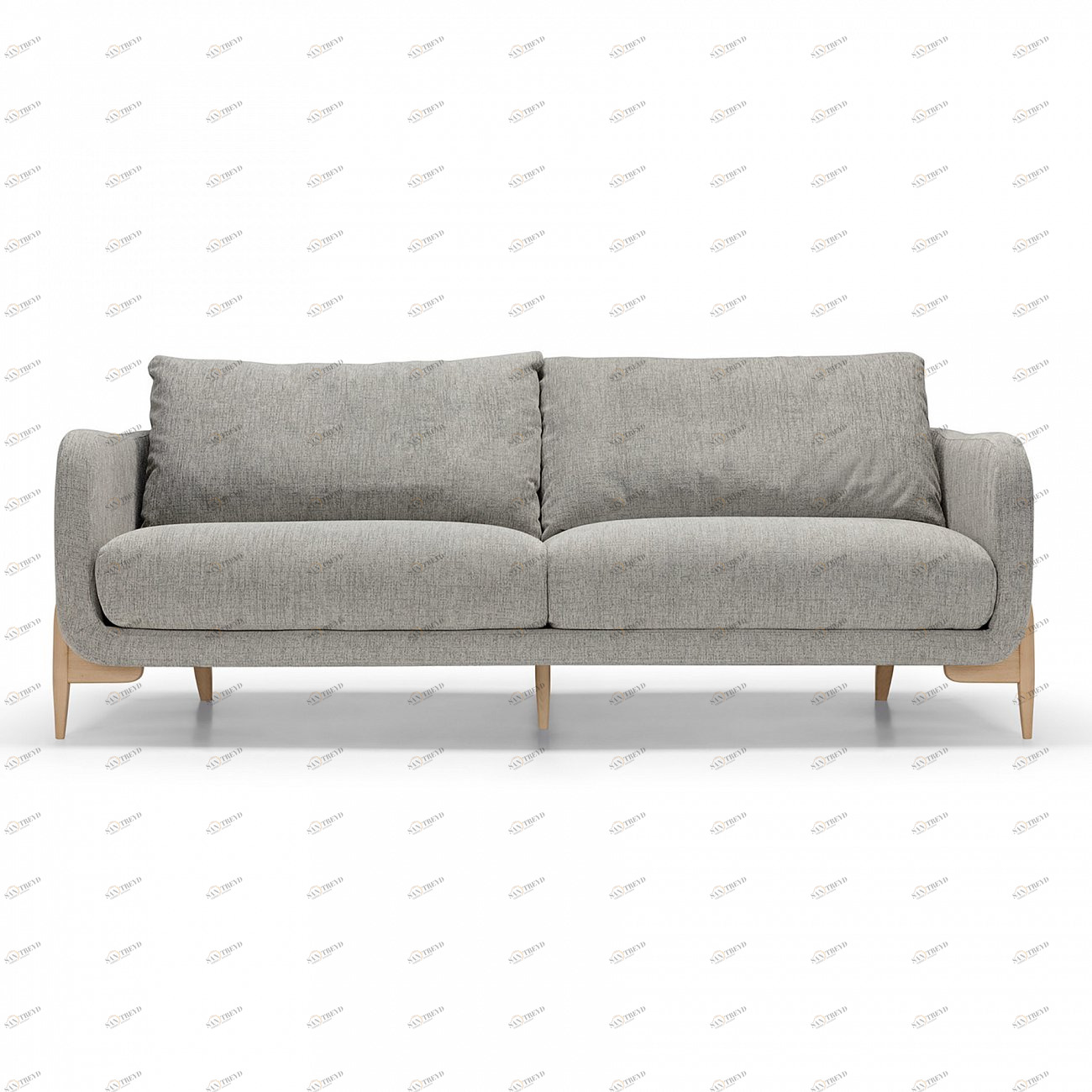 Диван Jenny трехместный прямой серый SITS ДИЗАЙНЕРСКИЕ, JENNY 192481 Серый 