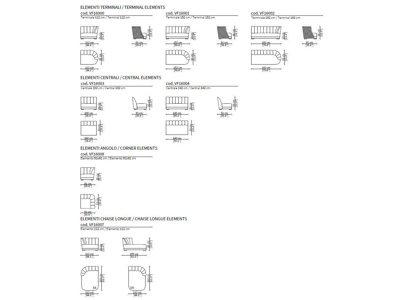 Модульный тканевый диван Vittoria Frigerio Farnese ARCH-00145128 - Вид №4