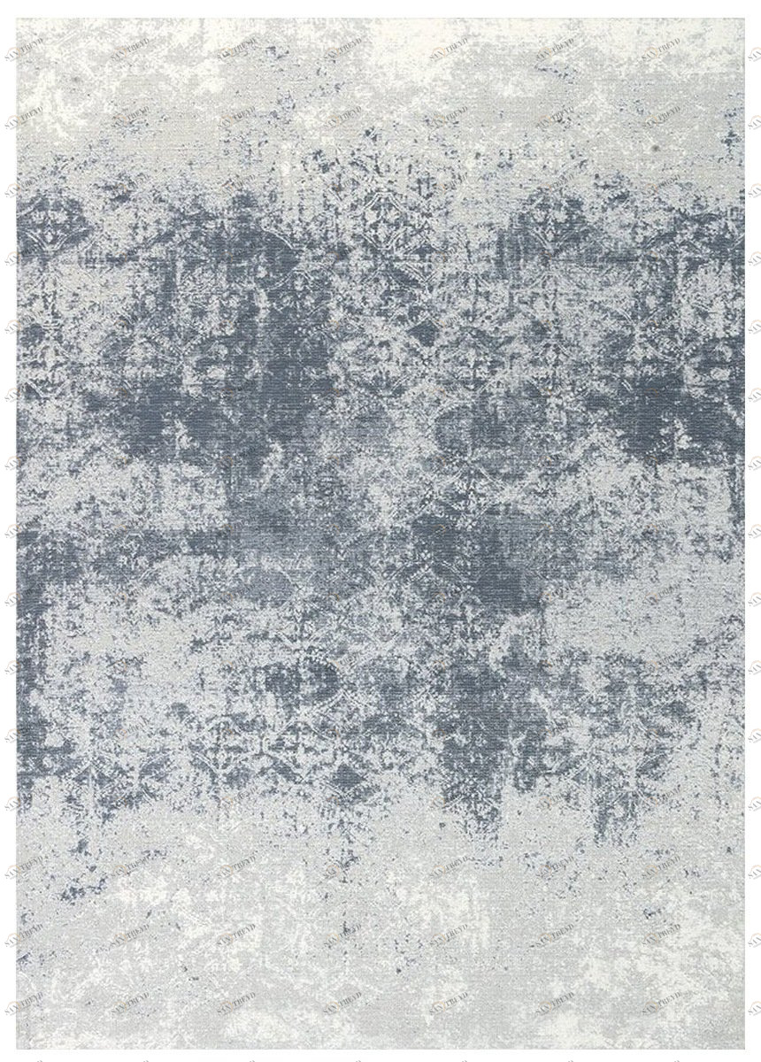 Ковер прямоугольный серо-голубой 230х160 см Illusion Blue Gray CARPETDECOR ДИЗАЙНЕРСКИЕ, MAGIC HOME, ДЕТСКИЕ 00-3893150 Голубой;серый 