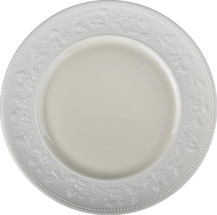 62471 JL Coquet Тарелка обеденная 27,5см "Джорджия Айвори" Фарфор 