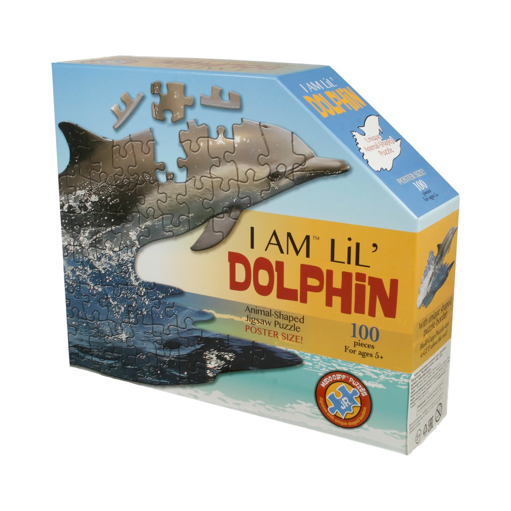 4006 Пазл 100 элемент. I AM Lil DOLPHIN (ДЕЛЬФИН) I AM 