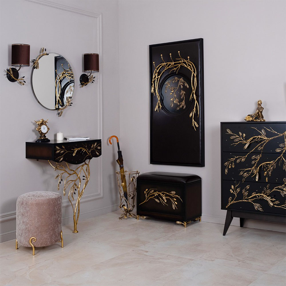 35065 Бра Oliva Branch Каштан левое BOGACHO 4627196596924 - Вид №2