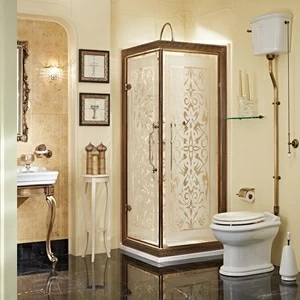 Кабина душевая TA-900 LINEATRE Tiffany Бронза
