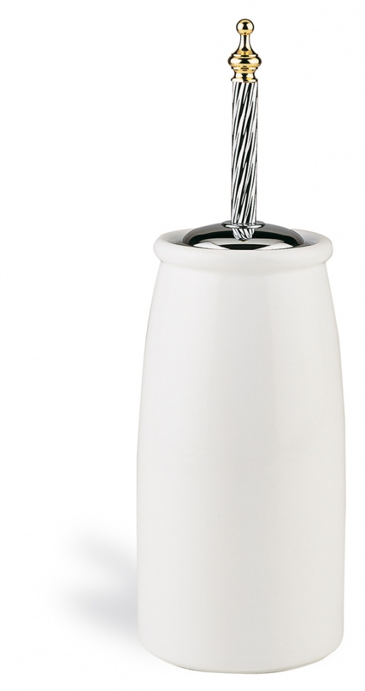 G12А(03) Stil Haus Giunone, напольный керамический ёрш, цвет хром - белый