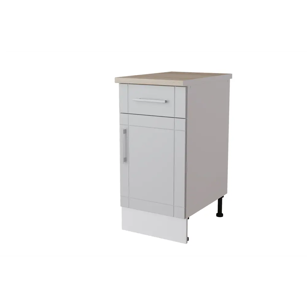 Напольный шкаф Тортора 39.6x52x82.2 см МДФ цвет серый 82929873 STLM-2167331 Santreyd