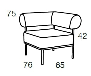 Модульный тканевый диван Sedex Marlyn ARCH-00013289 - Вид №1