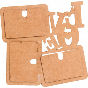 82520991 Фотосет Love, 3 фото, размер фото 10x15 см, цвет белый