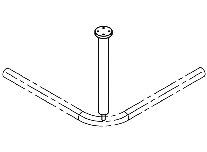 801.34.99022 потолочная подвеска HEWI Suizidhemmende Produkte  - Вид №3