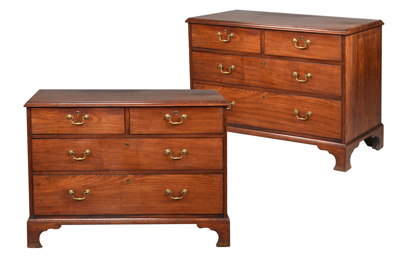 SOR27536 Комод из красного дерева с 2 и 2 ящиками ijlbrown  - Вид №5