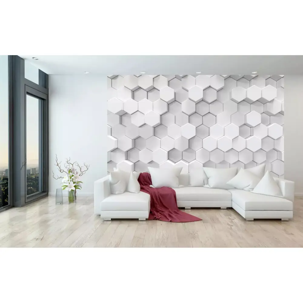 Фотообои Соты 3D бумажные 368x254см WM-81 POSTERMARKET STLM-2193510 - Вид №1