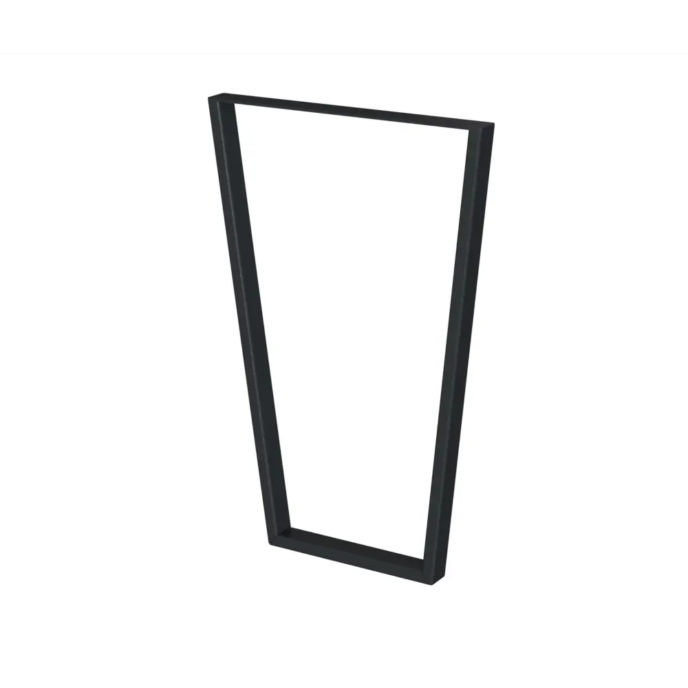 Подстолье для рабочей поверхности Лофт 85 см квадратное металл цвет черный METALLCART STLM-2204402