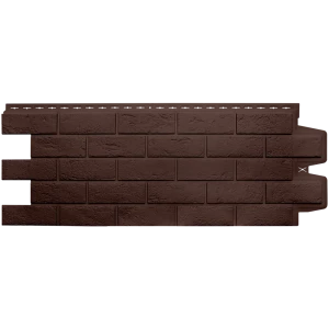 Фасадная панель Grand Line 418x1109 мм кирпич коричневый 0.39 м² 83515702 STLM-2005984