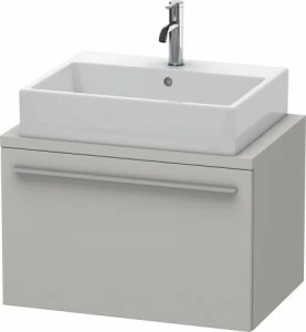 XL540100707 X-Large Тумбочка для компактной консоли Бетонно-серый матовый декор