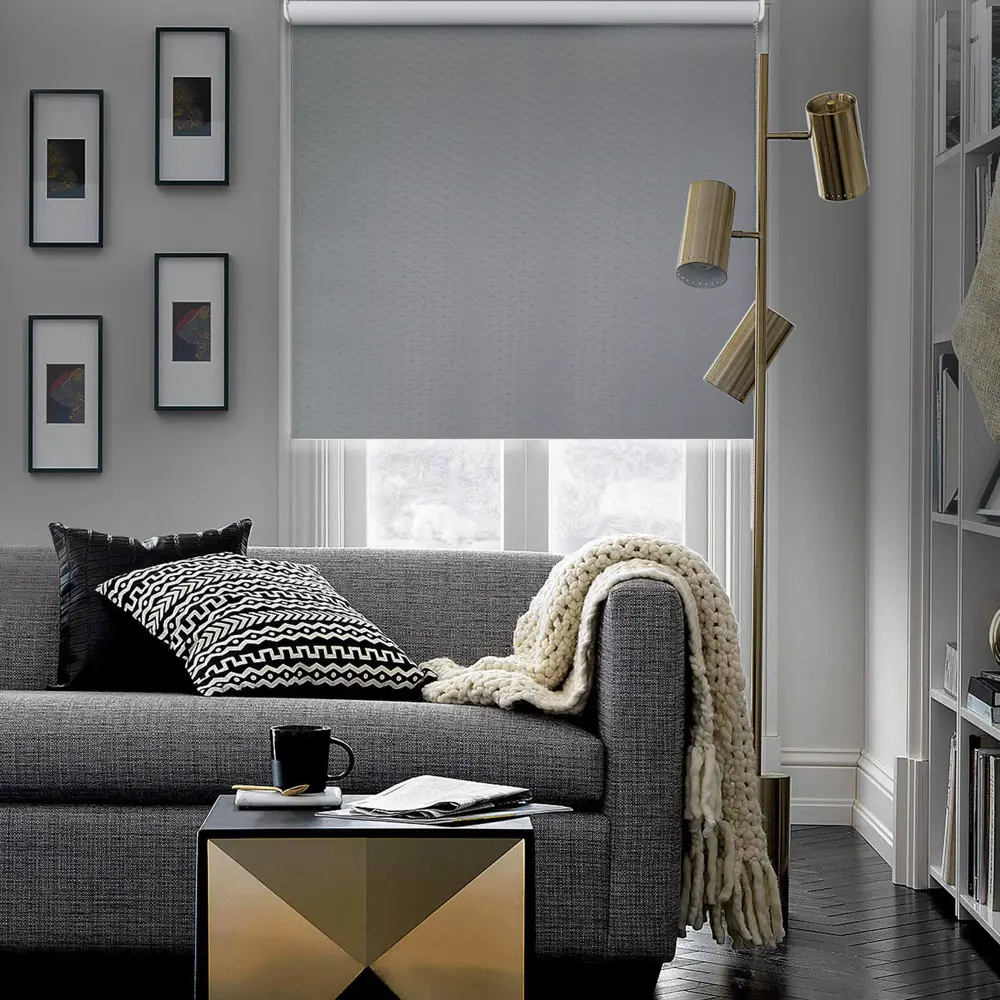 Штора рулонная блэкаут Ромб 180x175 см серая ЭСКАР STLM-2054741 - Вид №3