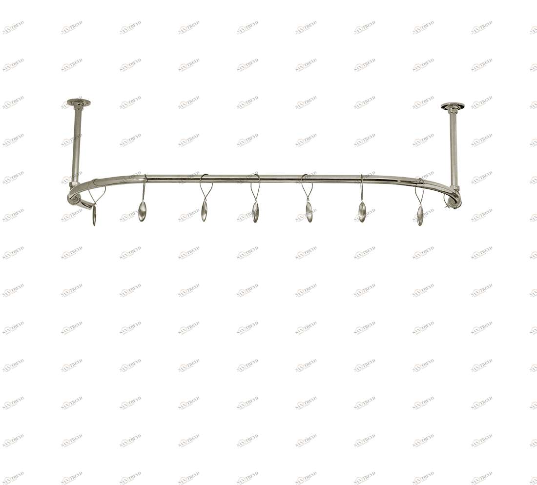 Gentry Home Карниз для штор для душа Shower curtain rail Incalux GH100259 