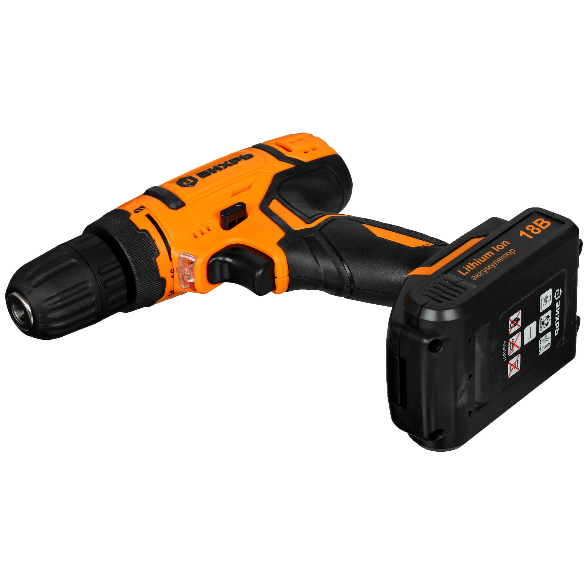 Дрель-шуруповерт Вихрь ДА-182 5356650 STDN-0100973 - Вид №5