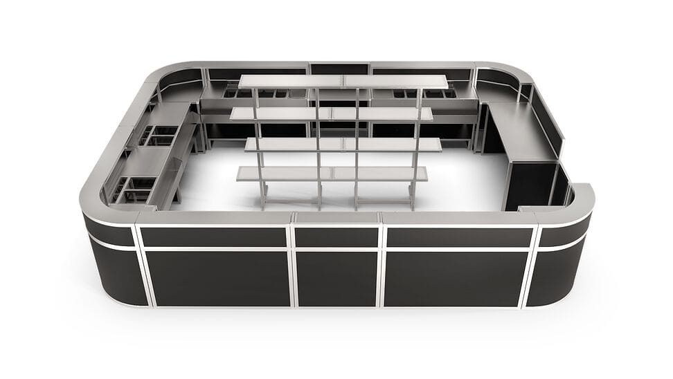 Секционная барная стойка Station Deus® Set-Up ARCH-00067936 - Вид №4