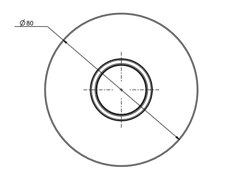 Однорычажный встраиваемый смеситель для душа с регулировкой расхода Rubinetterie Frattini отдельная эстетика ARCH-00134628 - Вид №8