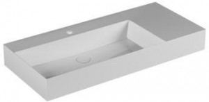 ELLP10246RQM Подвесная раковина настенная прямоугольная Azzurra Ceramica Elegance белая