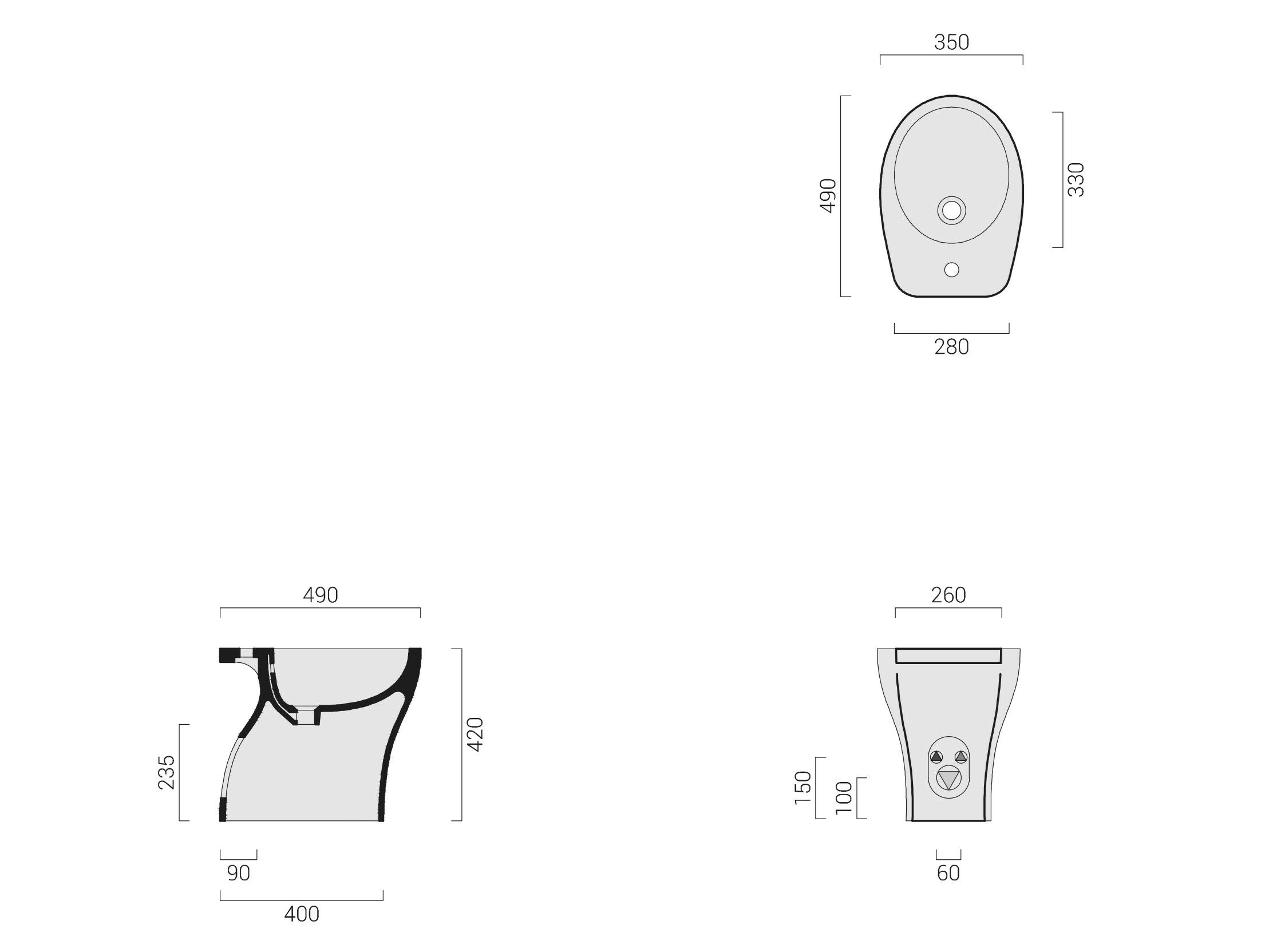 Керамическая напольная сантехника Domus Falerii Rascalzone Light ARCH-00117865 - Вид №5