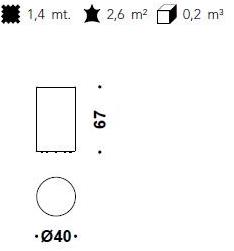 Moroso Круглый пуф из ткани Taba sun-id-1423213 - Вид №11