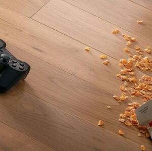 Массивная доска Parketoff Классика Беленый 150мм Дуб (Гладкая) 300-1600х150 мм.