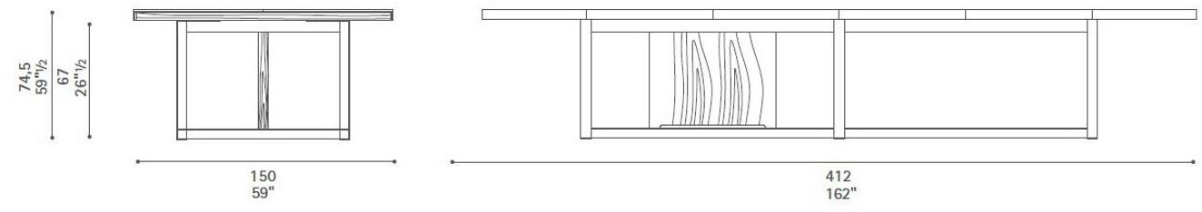 Poltrona Frau Прямоугольный стол для совещаний L'ufficio - sistemi direzionali sun-id-1462740 - Вид №9