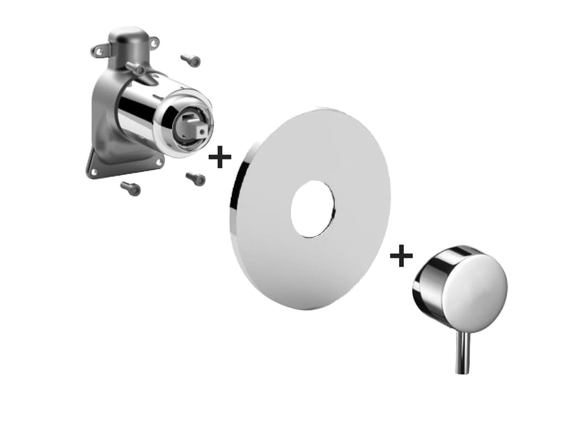 Встраиваемый смеситель для душа с пластиной RUBINETTERIA PAFFONI Light ARCH-00118930