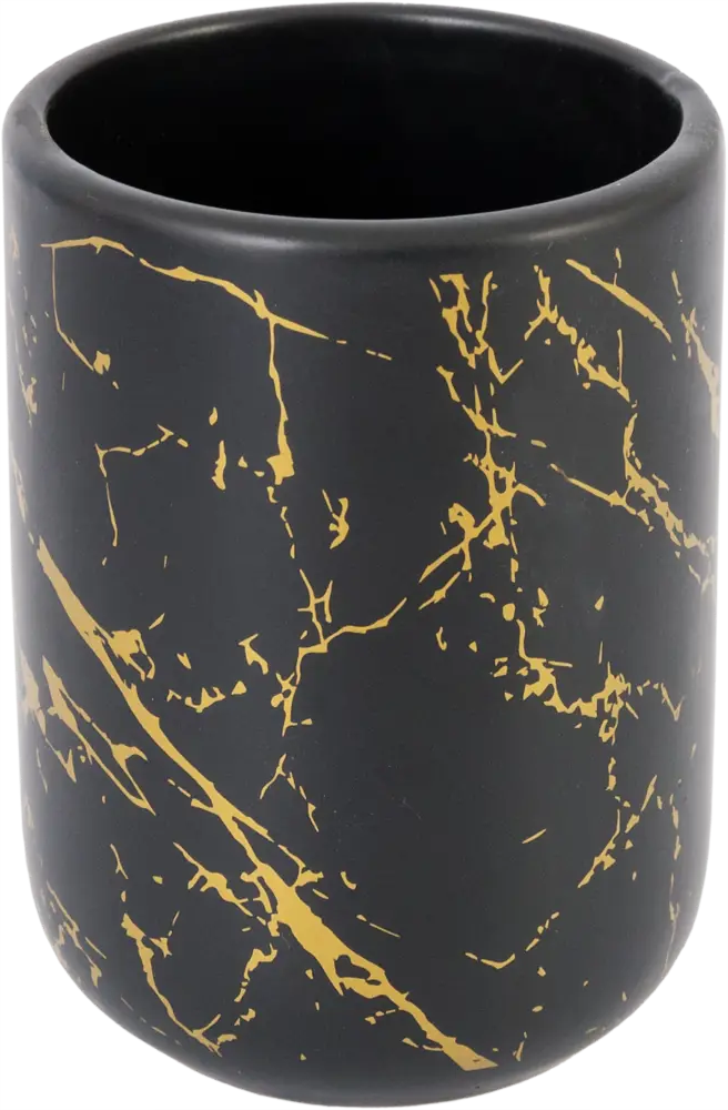 Стакан для зубных щеток VIDAGE Marmo Nero — элегантный аксессуар для ванной 89720499