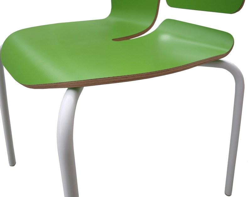 TABISSO Штабелируемый стул из Formica © Typographia kids sun-id-1354072 - Вид №5