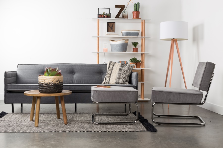 Лампа напольная Tripod Copper, черная Zuiver 5100053 - Вид №4