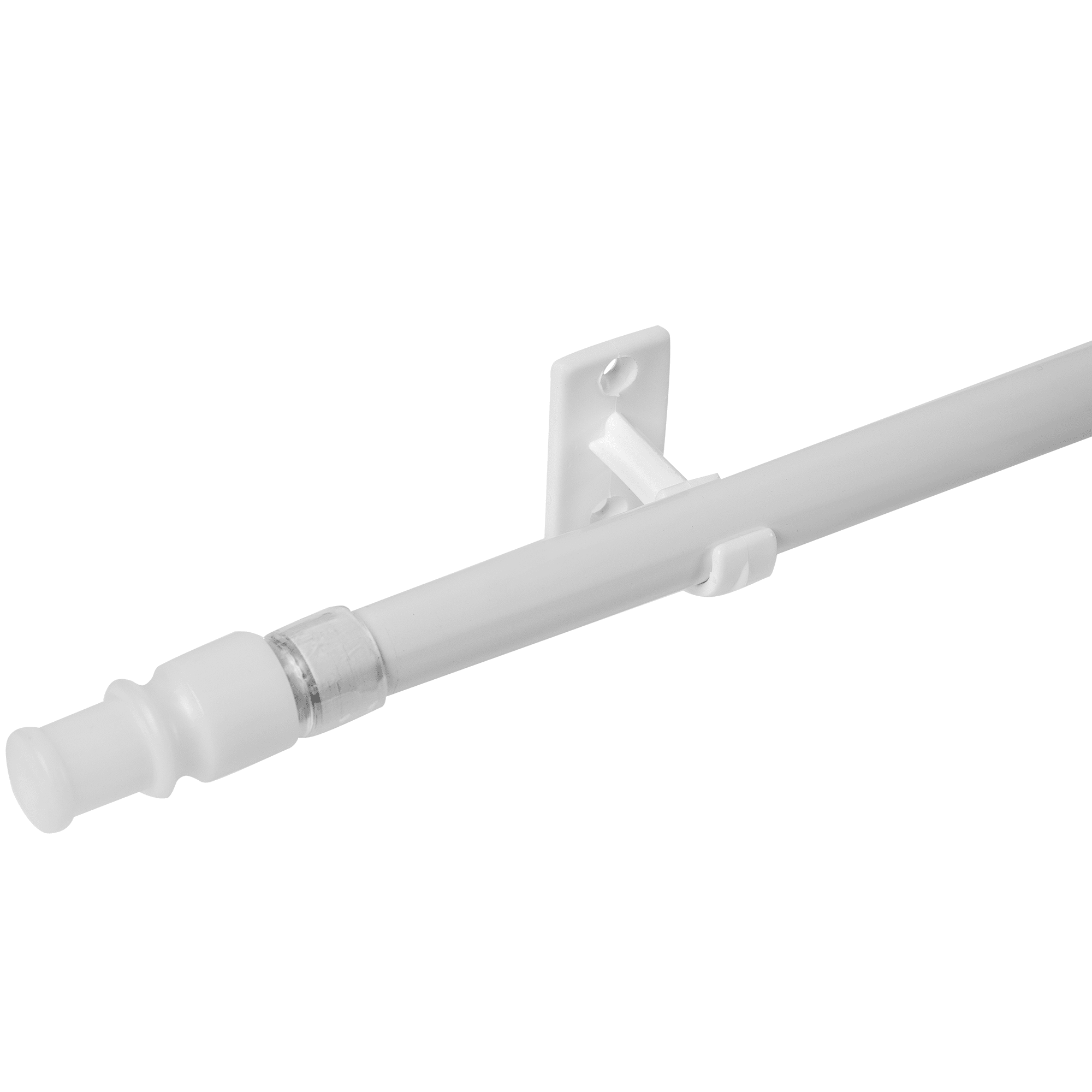 13643013 Карниз витражный Калифорния 135-225 см металл цвет белый Santreyd 