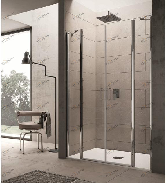 INDA® Душевая кабина двери салона с двумя фиксированными элементами для ниши Claire design B572…0